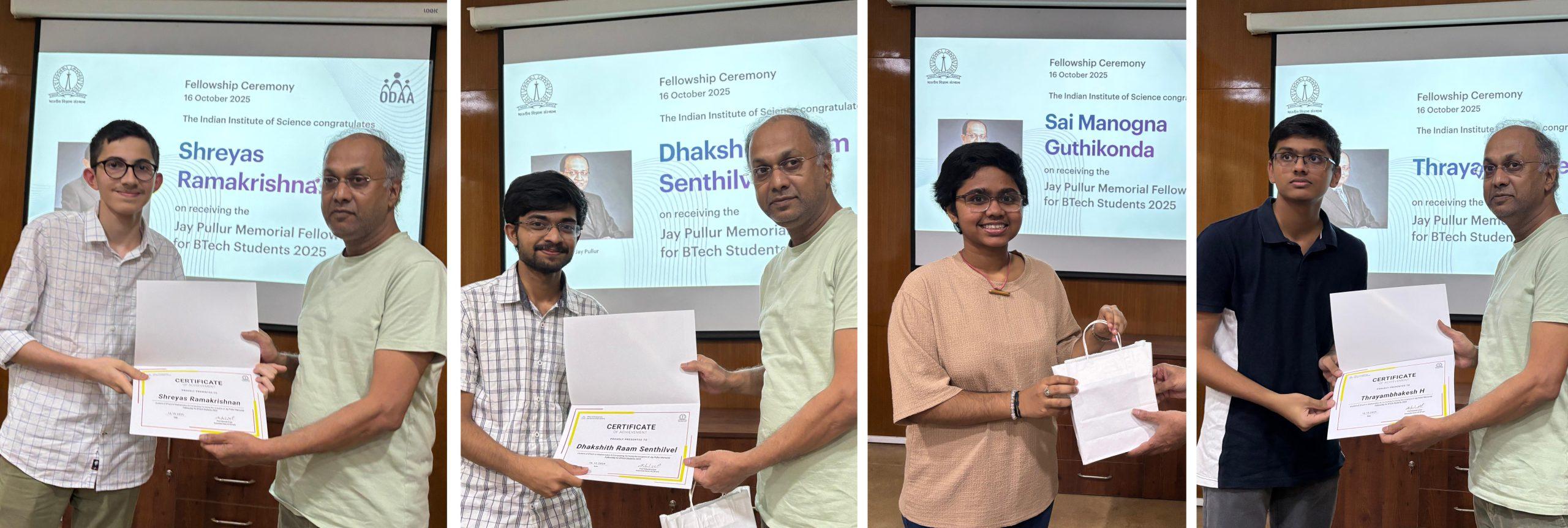 jay pullur all winners 2025